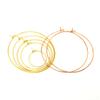 Comercio Exterior Transfronterizo Acero Inoxidable 9 palabras Arete Pendientes Hebilla para la Oreja Marcador de Copa de Vino Dorado Arete DIY Accesorios de Joyería