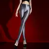 Medias panty ajustadas brillantes sexys sin costuras 80D medias panty sexys brillantes