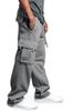 Exportación Transfronteriza Pantalones Nuevos Europeos y Americanos para Hombre con Bolsillos Múltiples Pantalones Cargo Otoño e Invierno Pantalones Leggings Casuales Cepillados para Hombre