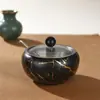 Taza de Azúcar Grande de Acero Inoxidable con Forma de Cuenco, Frasco de Condimentos de Acero Inoxidable con Forma de Tambor, Tapa de Vidrio, Caja de Condimentos Visible con Cuchara Pequeña