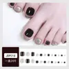 Fábrica de arte para uñas venta caliente uña del pie personalizada uña uña uña uña parche para uñas ultra-delgado desmontable portátil uñas postizas