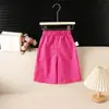 Conjunto Novo de Colete Xadrez de Verão para Meninas, Doce e Estiloso Conjunto de Duas Peças Coreano sem Mangas com Ombreiras Largas e Calças de Perna Larga para Meninas