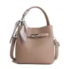 Bolso de Mano Sencillo de Otoño Bolso Tote Pequeño para Mujer Nuevo Estilo 2025 Elegante Bolso Cubo Versátil para el Trabajo Bolso Pequeño de Hombro Cruzado