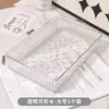 Caja de Almacenamiento con Cajones Acrílico Cosméticos Estante Divisor Tocador Escritorio Producto para el Cuidado de la Piel Maquillaje Organizador de Pinceles