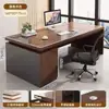 Escritorio de oficina, escritorio moderno simple para el hogar, escritorio integrado para escribir en dormitorio de estudiante, escritorio para computadora, escritorio ejecutivo