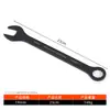 Chave de uso duplo chave combinada de boca e chave combinada multifuncional ferramenta de reparo automotivo 8-24mm chave combinada fixa chave catraca eletroforética
