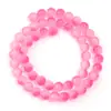 Pulsera Colgante de Cristal de Dos Colores Jade Redondo Flor de Vidrio Cuentas Cadena de Llaves DIY Accesorios de Joyería