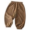 Pantalones para Niños Otoño Nuevo Estilo Pantalones para Niños Pantalones Casuales de Gofre para Niñas Pantalones Largos Holgados Elegantes para Bebé Ropa para Niños