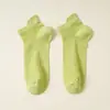 Calcetines de Cristal Elásticos con Orejas Caladas, Malla Transpirable, Absorbentes de Sudor, Calcetines Bajos de Color Sólido, Calcetines de Hielo, Calcetines Cortos, Un Imprescindible para el Verano