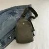 Bolsa de Peito Fashion para Exterior 2025 Nova Bolsa Transversal Leve Mochila Pequena Esportiva Bolsa de Cintura Nicho Bolsa de Armazenamento de Grande Capacidade