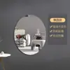Adesivo de espelho macio autoadesivo de parede para banheiro casa acrílico espelho de corpo inteiro espelho para lavagem de rosto maquiagem casa espelho de corpo inteiro