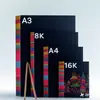 Papel Colorido para Raspar Arte Rabisco A4A3 Pintura de Raspar Artesanal DIY Fazendo 8K Papel Colorido Criativo para Pintura com Areia