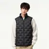 90% plumón, ligero, cuello alto, chaleco cálido de invierno para hombre, prenda exterior para parejas, capa interior de plumón de pato, chaleco sin mangas