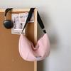 Estilo Perezoso Moda Bolso de Mano Tipo Empanada Lunar Bolso Cruzado ins2024 Nuevo Tela de Nylon Bolso de Hombro Deportivo Casual Bolso para Mujer