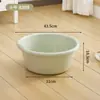 Lavabo de plástico, Lavabo grande profundo para ropa, Tina extragrande para pediluvio, Lavabo para bebé engrosado y alto