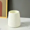 Vaso de Flores de Plástico, Vaso Criativo Estilo Nórdico em Forma de Diamante, Moderno e Simples, Antiderrapante, Vaso de Imitação de Porcelana, Vaso de Flores para Decoração de Casa