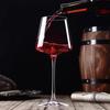 Copa de Vino Tinto Cuadrada Traje Lujo Europeo Gama Alta Cristal Copa de Vino Borgoña Copa 535ml