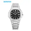 Reloj de Cuarzo de Negocios Transfronterizo Denvosi Reloj para Hombre Clásico Nautilus Reloj Luminoso Impermeable Correa de Acero Reloj para Hombre