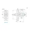 Soporte Base Combinado RBW01-D6 RBW02-D10 RBW06-D25 RBW11-D30 12-13