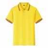 Nueva camisa polo de manga corta con solapa de alta gama, ropa de trabajo con logotipo bordado, camisa publicitaria personalizada, camiseta de equipo, camiseta cultural
