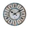 Fábrica de 16 pulgadas al por mayor explosiones transfronterizas reloj de pared retro de madera simple europeo reloj silencioso una generación de cabello