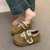 Sapatos de Moda Versáteis com Salto Interno, Bico Redondo, Estilo Retrô Casual, Cadarço, Sapatos Birkenstock, Novo Estilo Primavera e Outono 2026