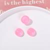 Xiaohongshu mismo estilo versátil jalea transparente semicírculo resina parche DIY funda para teléfono accesorios para el cabello Accesorios Venta al por mayor