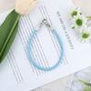 Bolso de Mano de Moda Creativo de Cuero PU Combinable con Todo con Cuerda de Muñeca Correa de Hombro Única Accesorios de Bolso de Transformación Tejido DIY