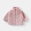 Abrigos de Piel para Hombres, Mujeres y Niños, Nuevos Estilos Otoño e Invierno, Piel Sintética de Conejo Rex, Cuello Alto, Engrosado, Cálido, Suéter de Piel Doble Cara