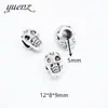 YuenZ Acessórios de joias diy europeus e americanos com contas caveira liga de zinco furo grande espaçador contas soltas 12*8 * 9MM R204