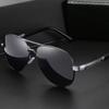 Lentes de Sol Polarizados para Hombre para Conducir, Lentes para Pesca Diurna y Nocturna, Anti-UV, Antirreflejo, Descoloración