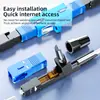 [Volumen de Carrera a Bajo Precio] Conector Frío de Fibra Óptica Conector Frío Sc Conector Rápido Pre-Embebido Cable de Cuero Cable Óptico Sc/Upc