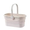 Cubo Plegable para Mopa Ovalado Exportación Japón Cubo Plegable Cubo de Almacenamiento Plegable Cubo Plegable para Golpear Cubo para Mopa
