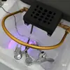 Accesorios de circulación de agua para cama de champú, curva para terapia de cabeza, anillo en D, dispositivo de terapia de cabeza para salón de peluquería y estética, accesorios para el cuidado del cabello