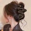 Pinza para el Cabello Grande de Peluche para Mujer 2025 Modelo Nuevo Pinza Tiburón de Gama Alta Estilo Coreano Sensación de Alto IQ Pinza Melard