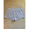 Pantalones Cortos de Pijama Rayados Azules Frescos de Verano para Mujer, Estilo Nuevo, Adecuados para Salir, Cómodos, Perezosos, Pantalones Cortos Caseros de Tallas Grandes