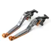 Adecuado para Zhang Xue 500RR/500F, este es un juego de palancas de freno y embrague ajustables y plegables, que incluye accesorios para la manija del freno de mano
