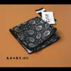 Moda vintage caju pequena flor toalha de bolso terno direto da fábrica toalha de bolso poliéster pequeno quadrado multi-cor opcional
