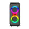 Alto-falante Bluetooth Promocional de Presente Duplo de 4 Polegadas para Transmissão ao Vivo ao Ar Livre, Torre de Áudio para Dança Quadrada, Alto-falante de Festa