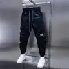 Calça Cargo Masculina Outono Novo Estilo Coreano Solta Tamanho Grande Casual Calças Masculinas Marca Tendência Etiqueta de Moda Leggings Bonitos