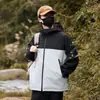 Chaqueta casual de exterior 2026, tres en uno, con forro polar, a prueba de viento, impermeable, a prueba de frío, cálida, con capucha ajustable