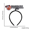 Decoración de Animación para Juego Temático de Fútbol Diadema Disfraz de Fanático de Fútbol Americano Diadema Diadema del Super Bowl Americano