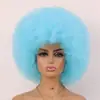 Explosão de cabelo AFRO transfronteiriça Peruca de cabeça Afro Africana Cor de performance Fãs Bola Engraçado Engraçado Vestido