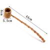 Cuchara de Agua de Mango Largo Vintage Estilo Chino Cuchara de Agua Doméstica Cuchara de Vino de Bambú Cuchara de Agua de Raíz de Bambú Cuchara de Vino de Látigo de Bambú Cuchara para Levantar Vino