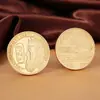 Moneda Conmemorativa Esfinge Egipcia Griega Antigua Pirámide Moneda de la Suerte del Faraón Medalla Conmemorativa Moneda Chapada en Oro Chapada en Plata