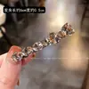 Exquisito Pasador de Pelo con Lazo de Cristal Estilo Coreano, Pinza de Pato para Mujer, Pinza Lateral de Diamantes Completos de Gama Alta, Nuevo Estilo para Flequillo y Cabello