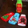 Suministros Navideños Transfronterizos Nuevos Decoración Navideña Hogar Set de Botellas de Cerveza Bolsa de Regalo de Navidad Manualidades