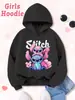Sudadera con Capucha Deportiva Casual de Punto para Niños Mayores, Unisex, Dibujos Animados, Manga Larga, Top Infantil para Comercio Exterior Transfronterizo