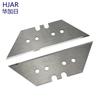 Cuchilla Trapezoidal Cuchilla para Cortador de Alfombra Acero al Carbono Cuchilla Trapezoidal Cuchillo Herramienta Plegable Cuchilla en T de Cuatro Agujeros