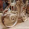 Mesa de Hierro Forjado Estilo Europeo Subei Villa con Acabado Envejecido Artesanía en Metal Mesa para Hogar Restaurante Mesa de Hierro Forjado